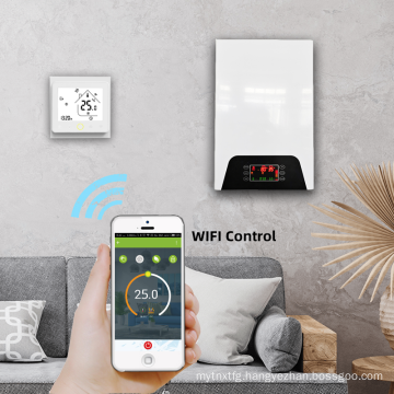 wall hung WiFi control opened vent domestic floor heating electrical boiler central heating system for house